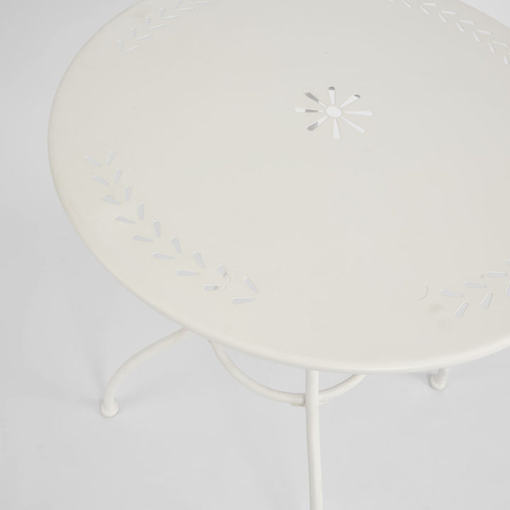 Laurel Bistro Table Outdoor White 70cm