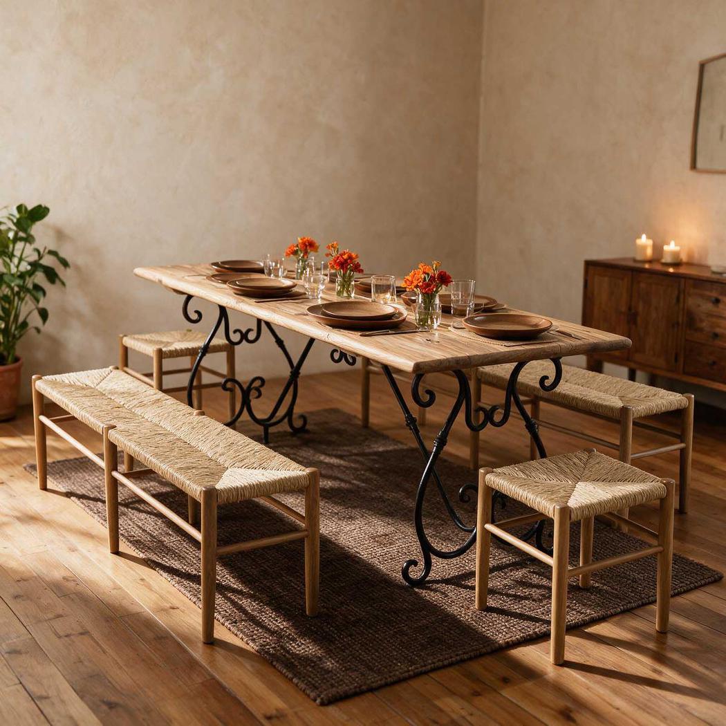 Lisbon Low Stool Natural