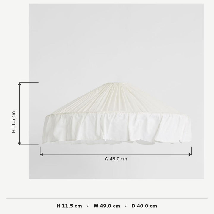 The Heirloom Pleated Lampshade Linen