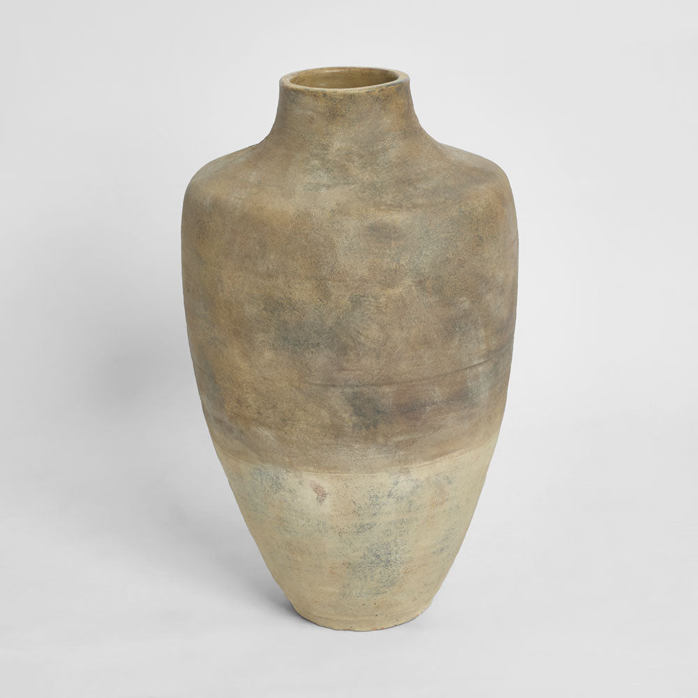 Aura Planter Tall Rustic Brown