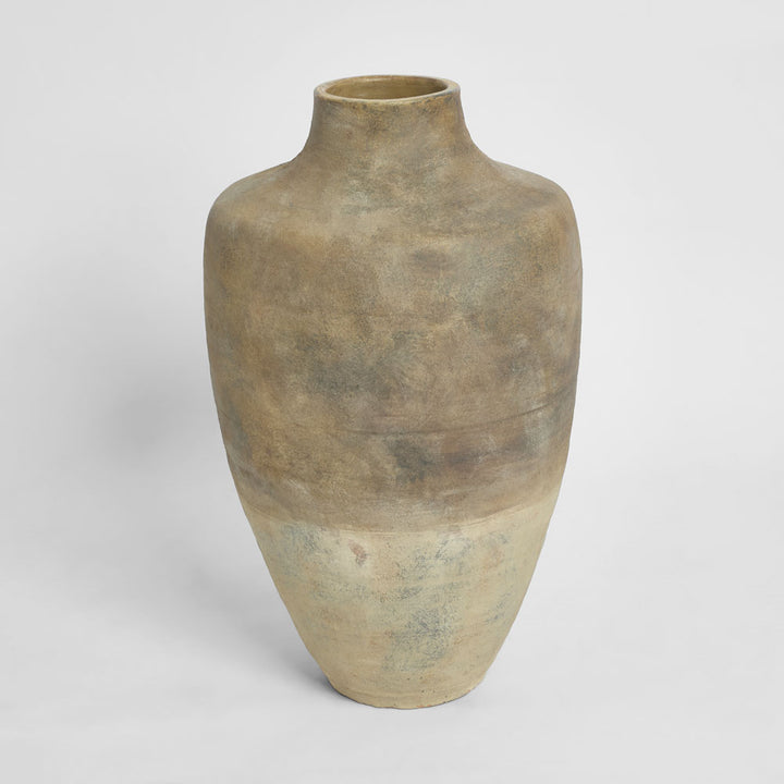 Aura Planter Tall Rustic Brown