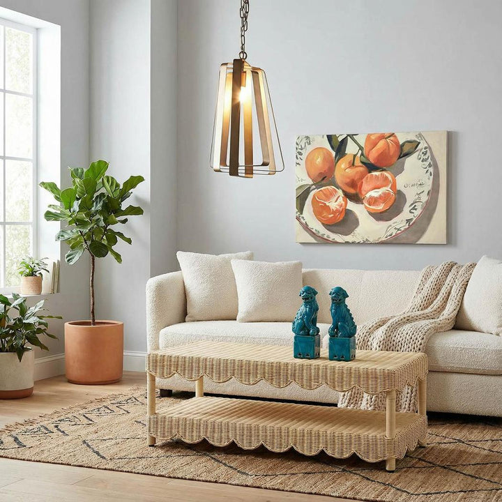 Peeled Oranges Wall Art