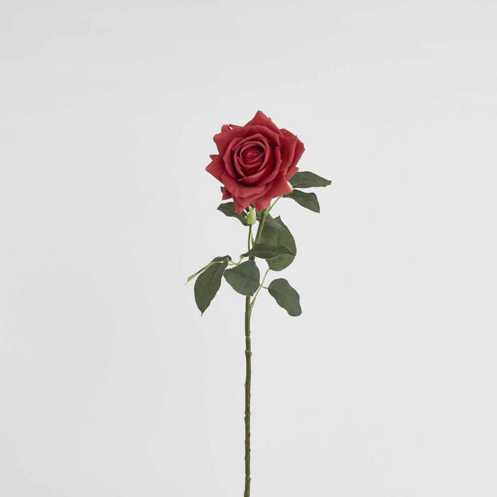 Belle Real Touch Rose Stem 65cm Red