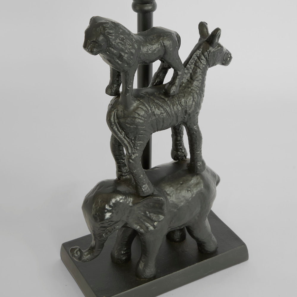 Zoo Table Lamp Base only Black