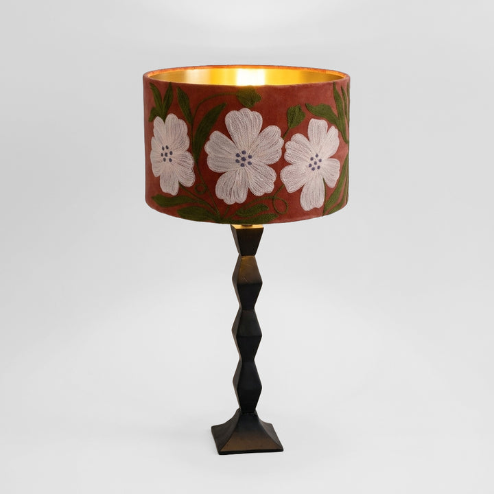 Multi Diamond Table Lamp Base only Black