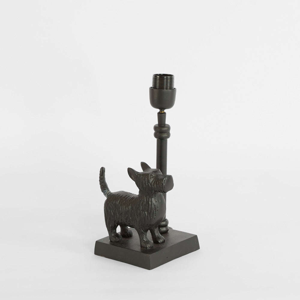 Schnauzer Table Lamp Base only Black