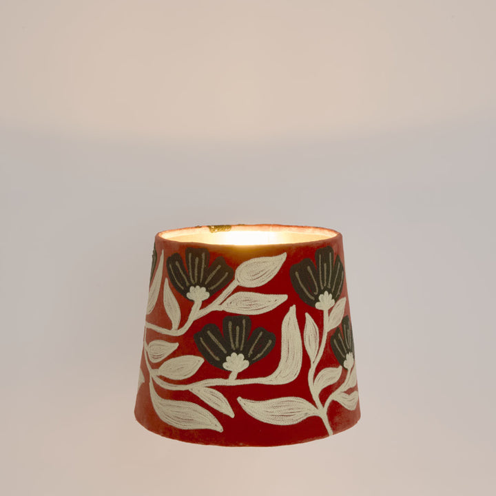 AD Daisy Velvet Tapered Shade Rust