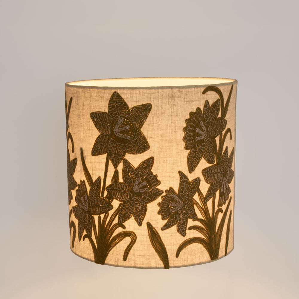 Narcissus Linen Drum Shade Butternut