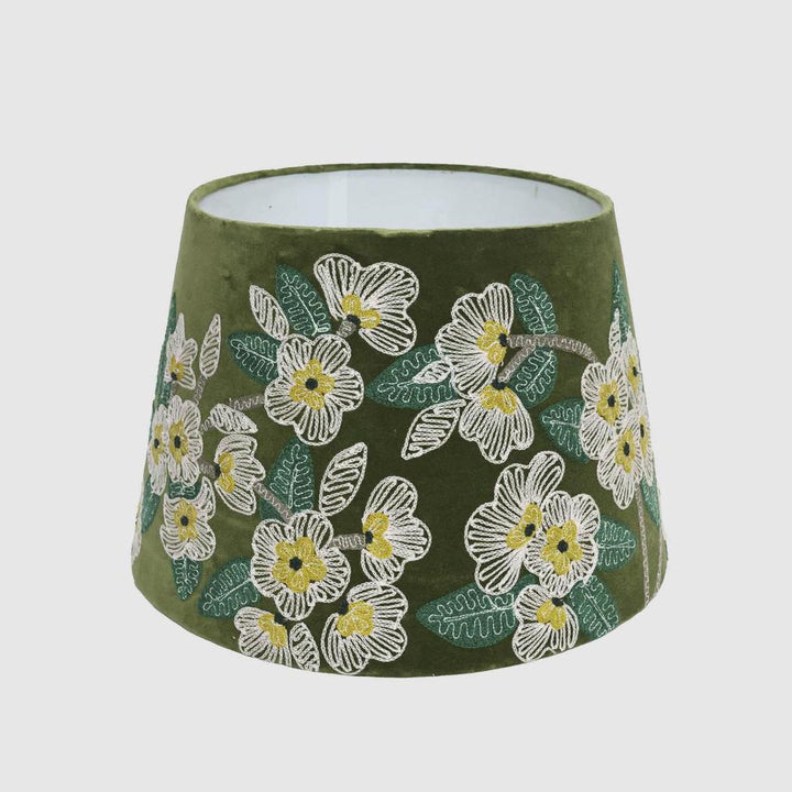 Poppy Velvet Tapered Shade Green