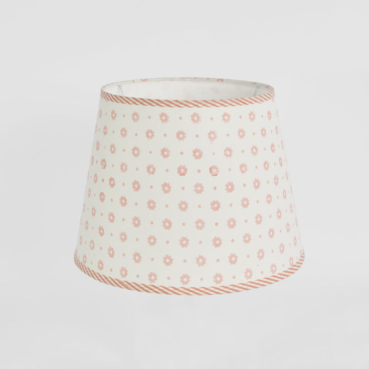 Cottage Bloom Block Print Shade Pink