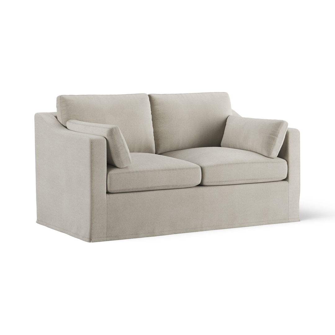 Clovelly Hamptons 2 Seat Sofa Natural