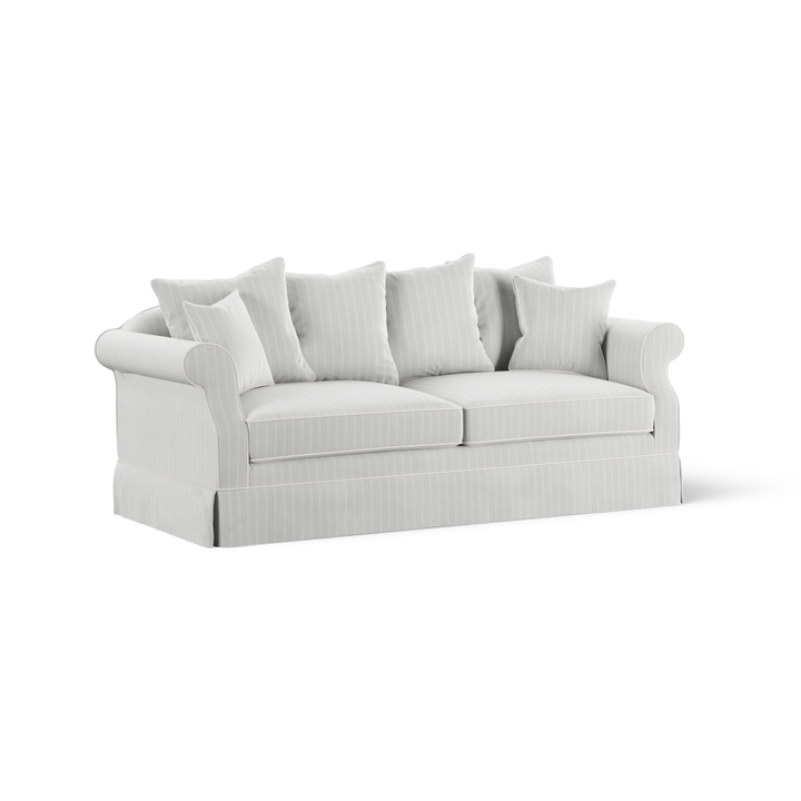 Avalon Hamptons 3 Seat Sofa Cloud Stripe