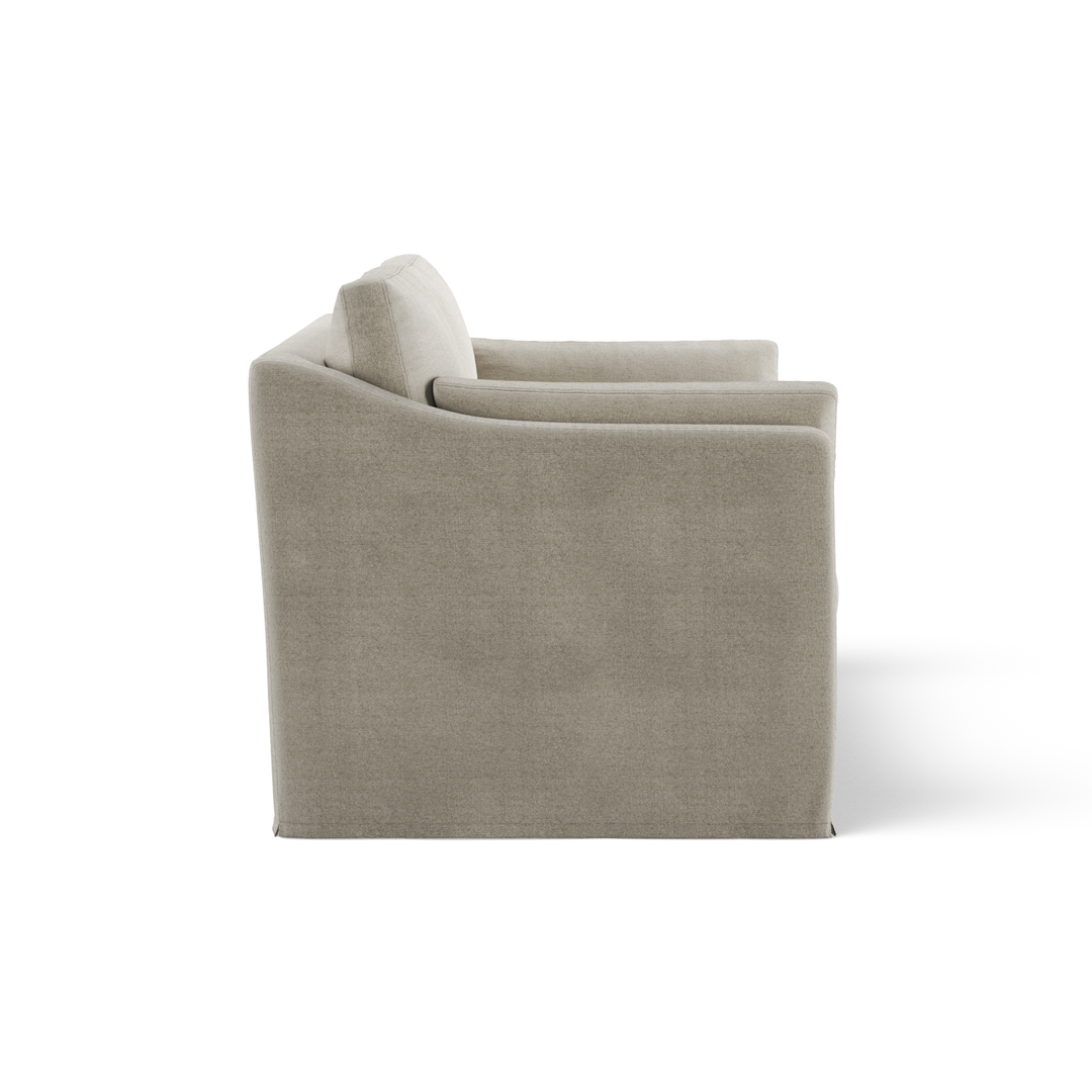 Clovelly Hamptons 2 Seat Sofa Natural