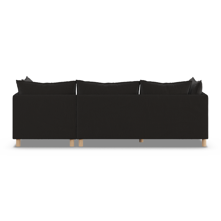 Aura 3 Seater with Chaise Charcoal