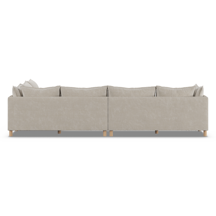 Aura 7 Seater Modular with Open End - Natural