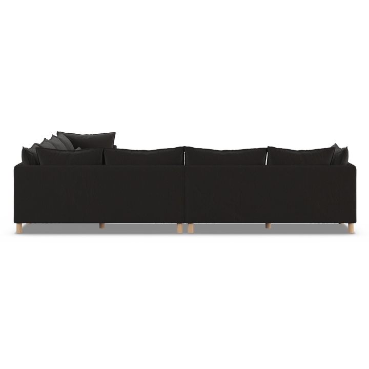 Aura 7 Seater Modular with Chaise - Charcoal