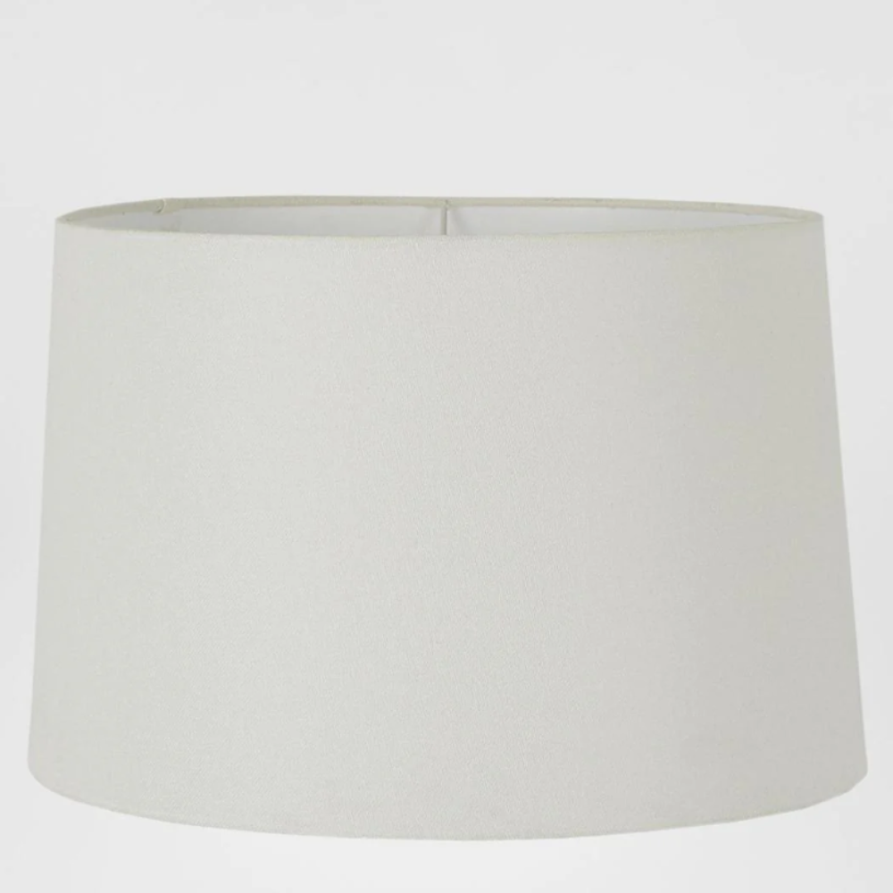 Linen Drum Lamp Shade XXL Ivory