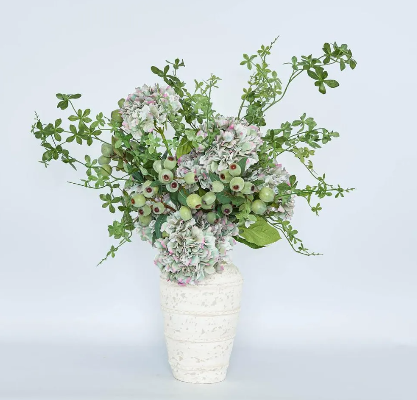 Hydrangea Stem Soft Touch 50cm Green