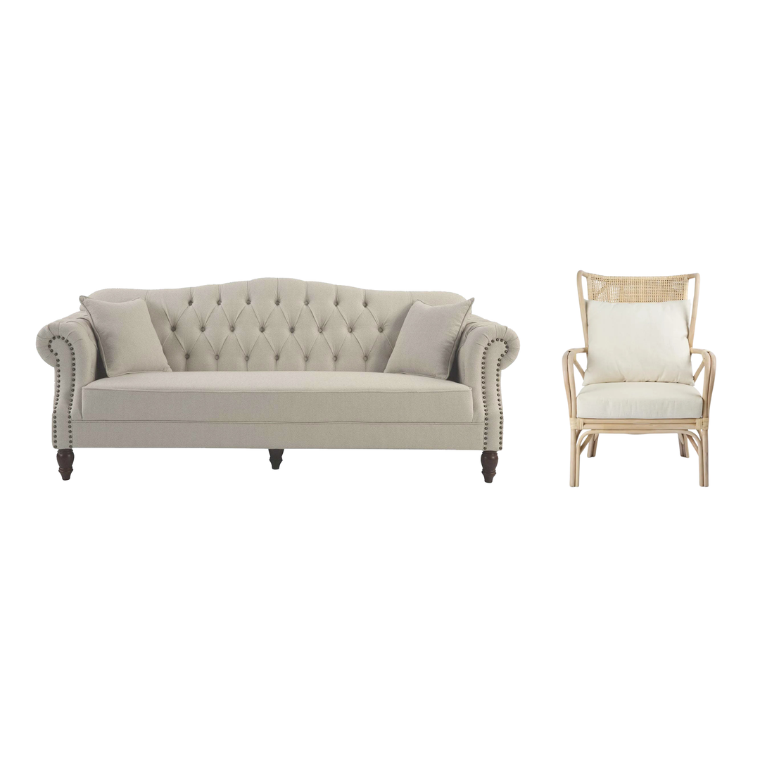 Sofa & Armchair Lounge Set