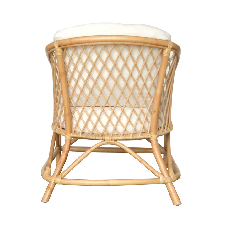 Montego Natural Rattan Lounge Chair with Cushions