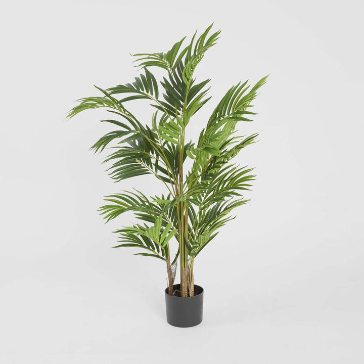 Real Touch Mini Palm Tree In Black Pot 120cm