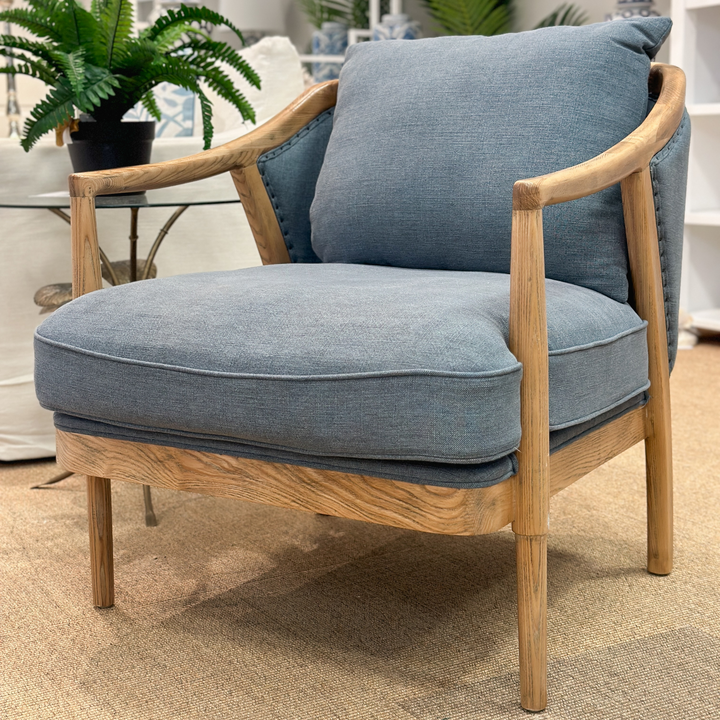 Asteria Oakwood Armchair Linen Blend