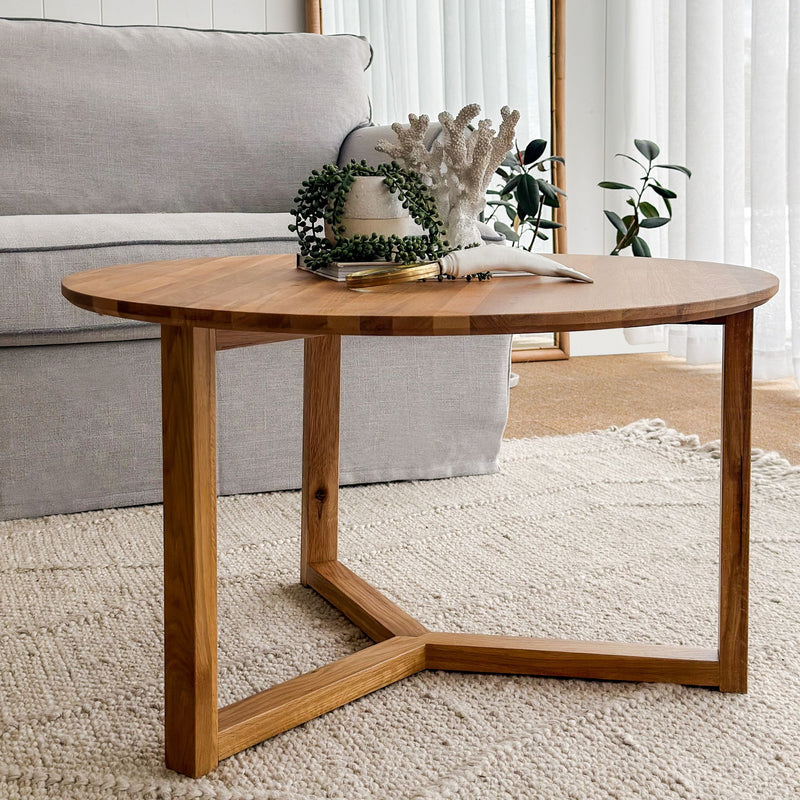 Oslo round deals coffee table