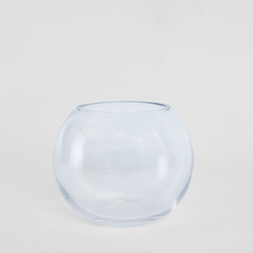 Fish Bowl Glass Vase 16cm