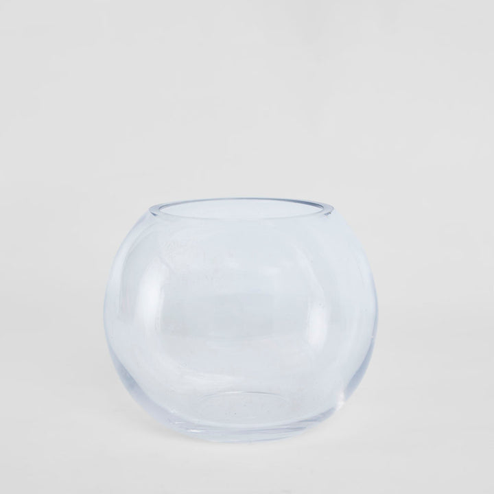 Fish Bowl Glass Vase 16cm