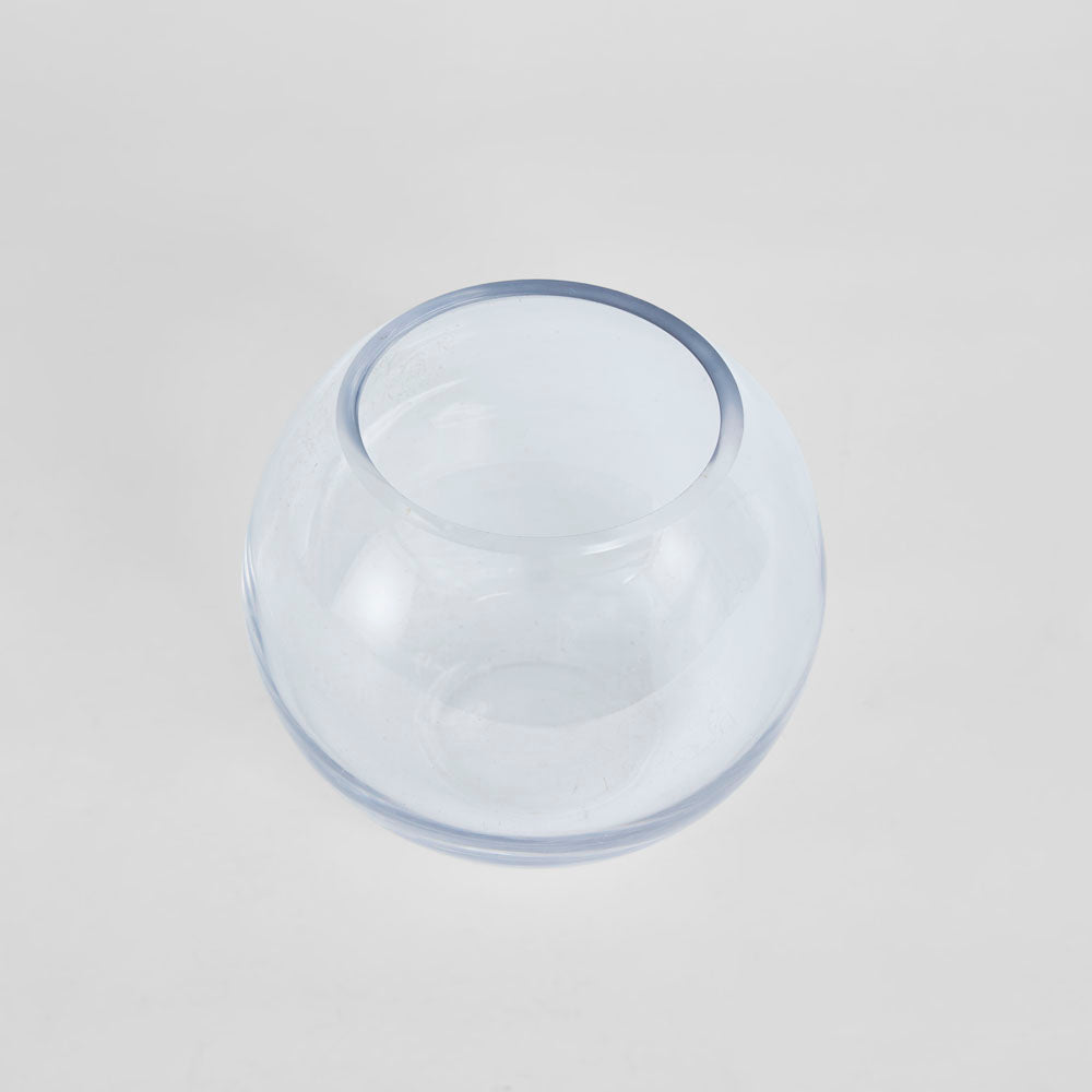 Fish Bowl Glass Vase 16cm