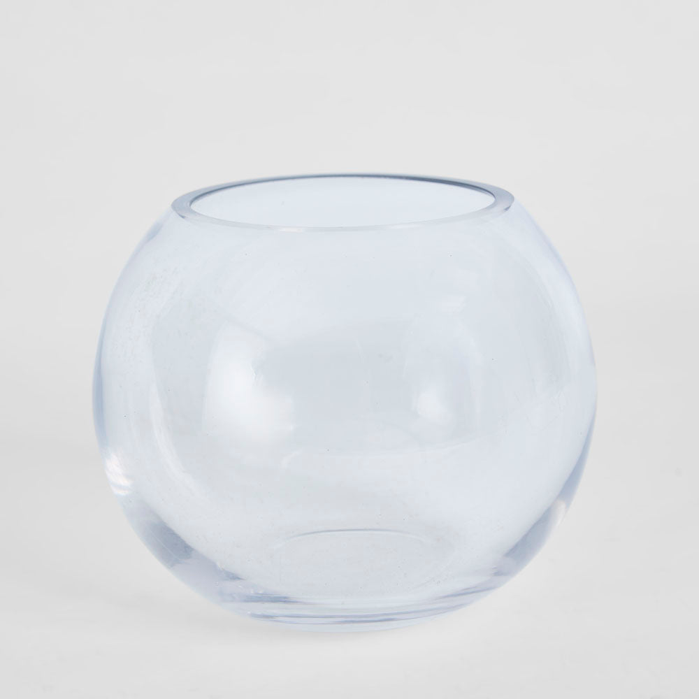 Fish Bowl Glass Vase 16cm
