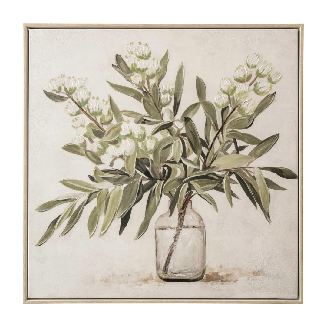 Olive Vase Wall Art 1