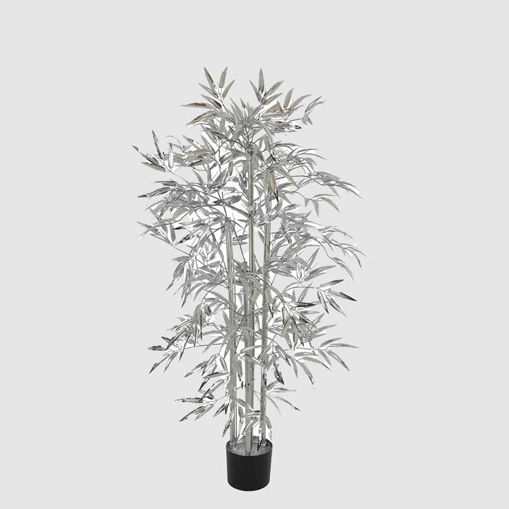 Bamboo Tree 520 Leaves Metallic Silver