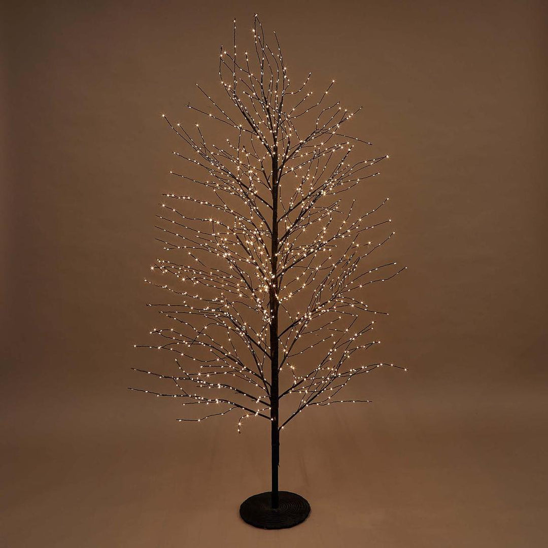 Black Forest Light Up Tree with 1300 Lights 180cm