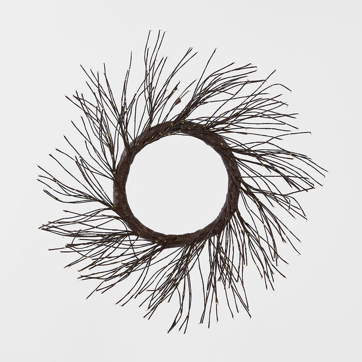 Starry Wreath 60cm with 936 LED Brown