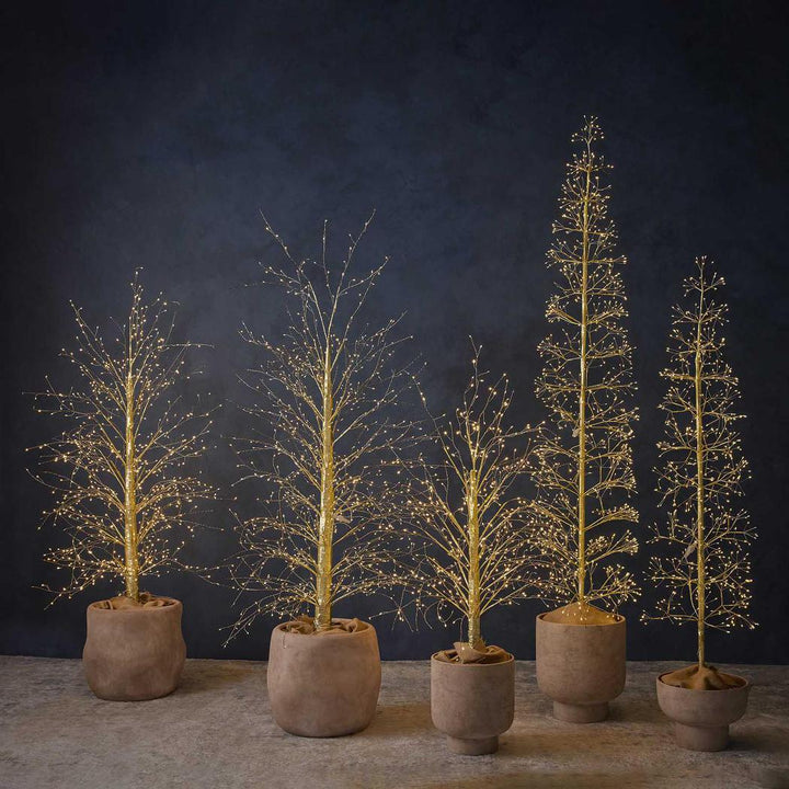 Celestial Light Up Tree 210cm with 1224 LED Twinkling Lights