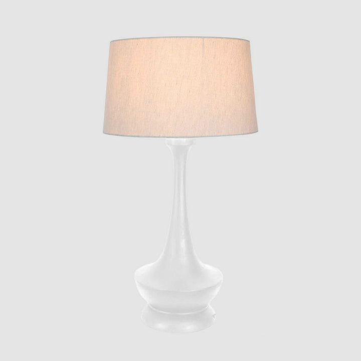 Peninsula Table Lamp Base White- Base Only
