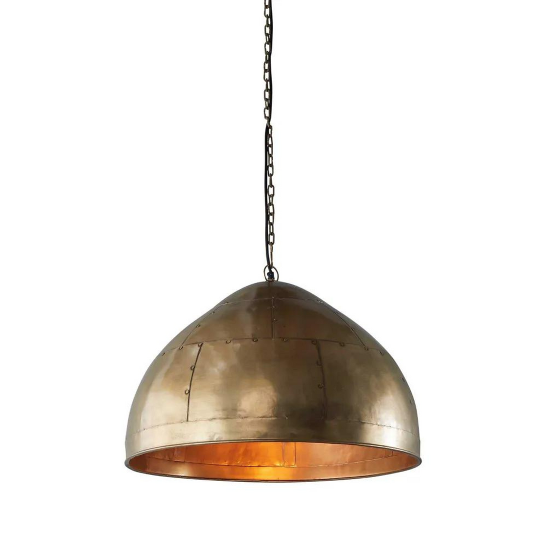 P51 Ceiling Pendant Small Antique Brass