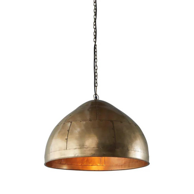 Sawyer Ceiling Pendant Small Antique Brass