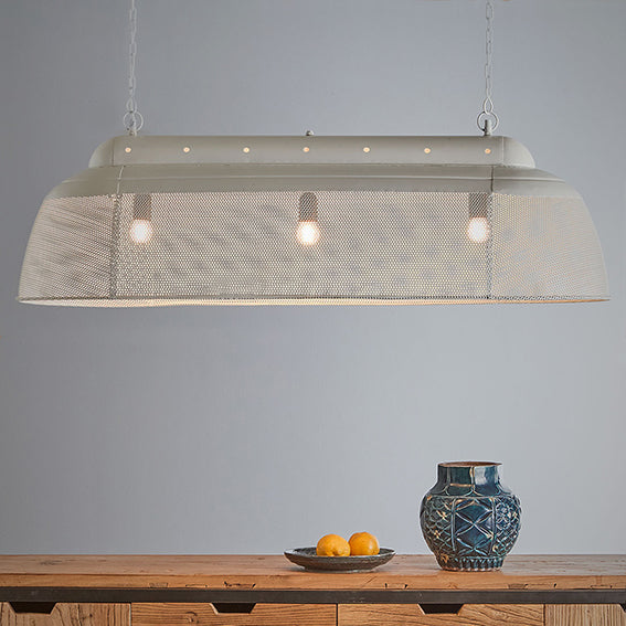 Riva Ceiling Pendant Long Matt White