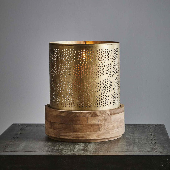 Siena Hurricane Candle Holder Large Antique Brass
