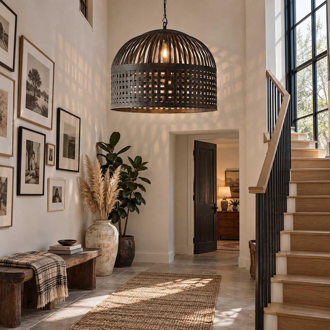 Esch Ceiling Pendant Large Antique Black