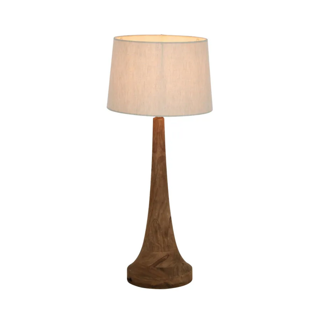 Lancia Table Lamp Base Small Dark Natural