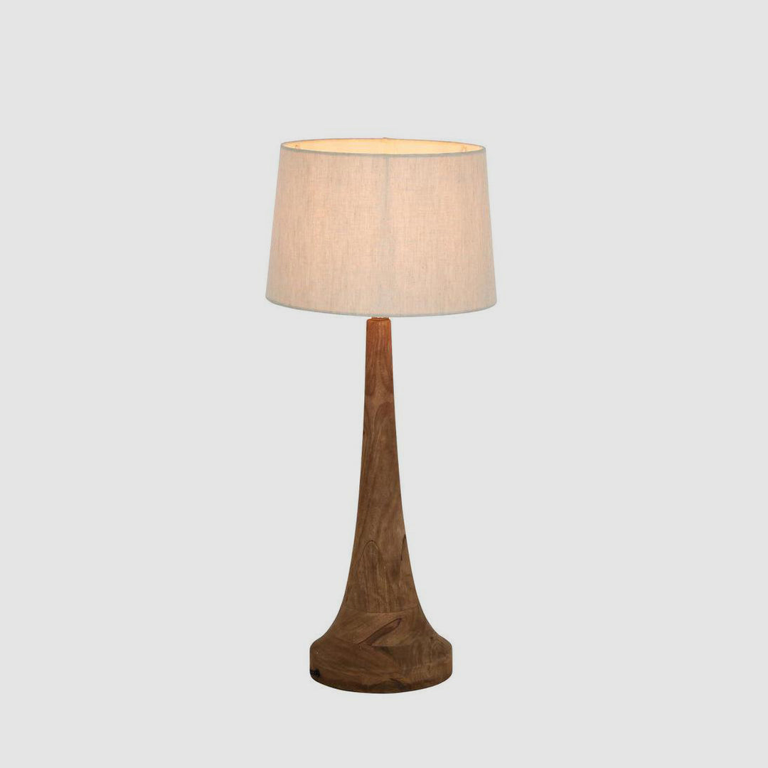 Lancia Table Lamp Base Small Dark Natural- Base Only