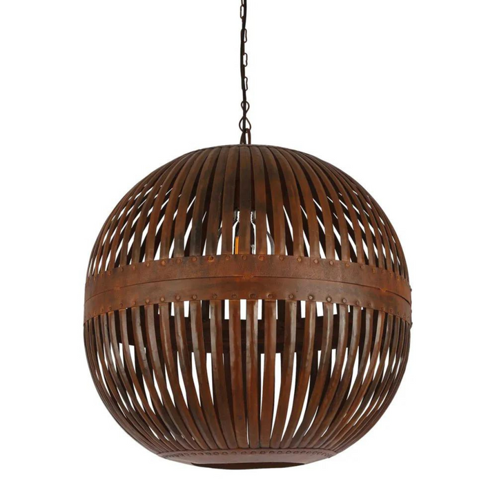 Esch Ball Ceiling Pendant Rust