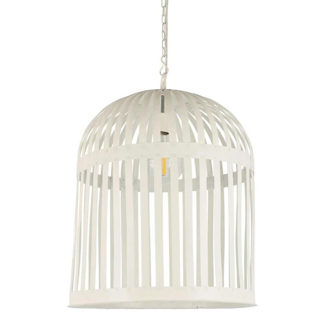 Esch Cage Ceiling Pendant White