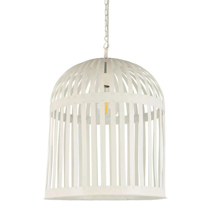 Esch Cage Ceiling Pendant White