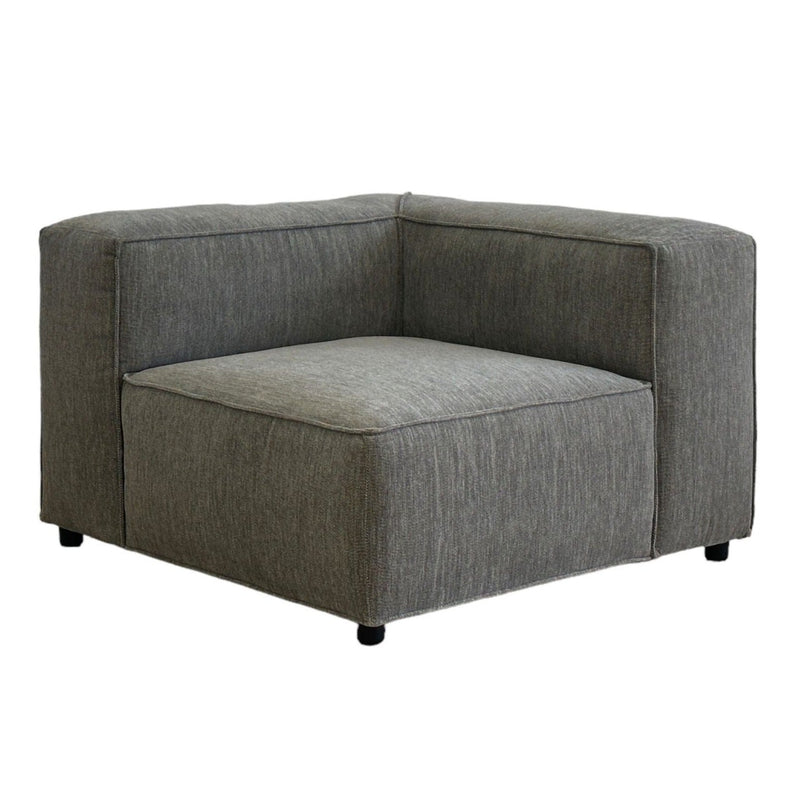Barcelona 1-Seater W/arm Grey Right
