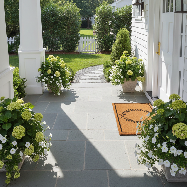 Wimbledon Coir Doormat with Vinyl Backing Small 45x75