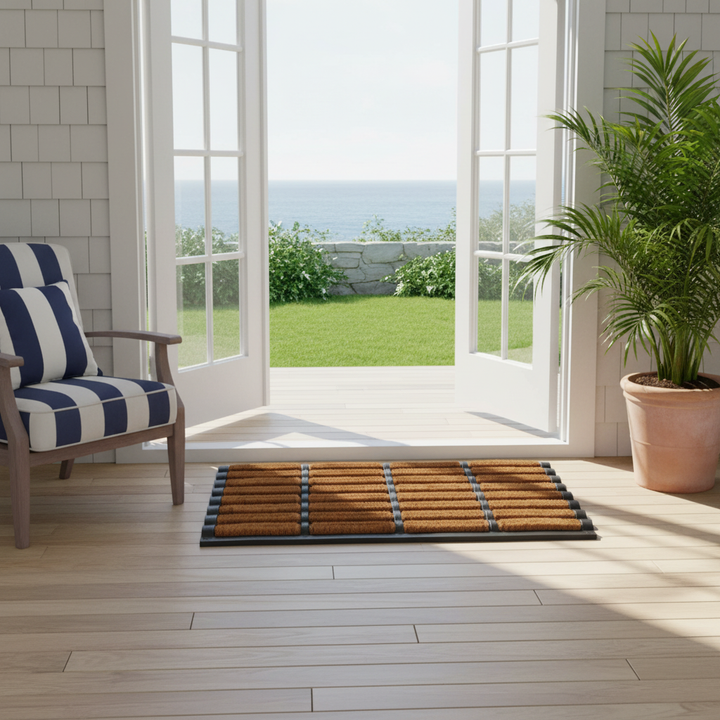 Brunswick Coir & Rubber Doormat/Boot Scraper Large 60x90